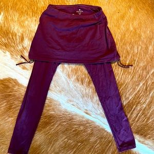 Athleta Leggings with built-in skirt. Great condition, gently used.